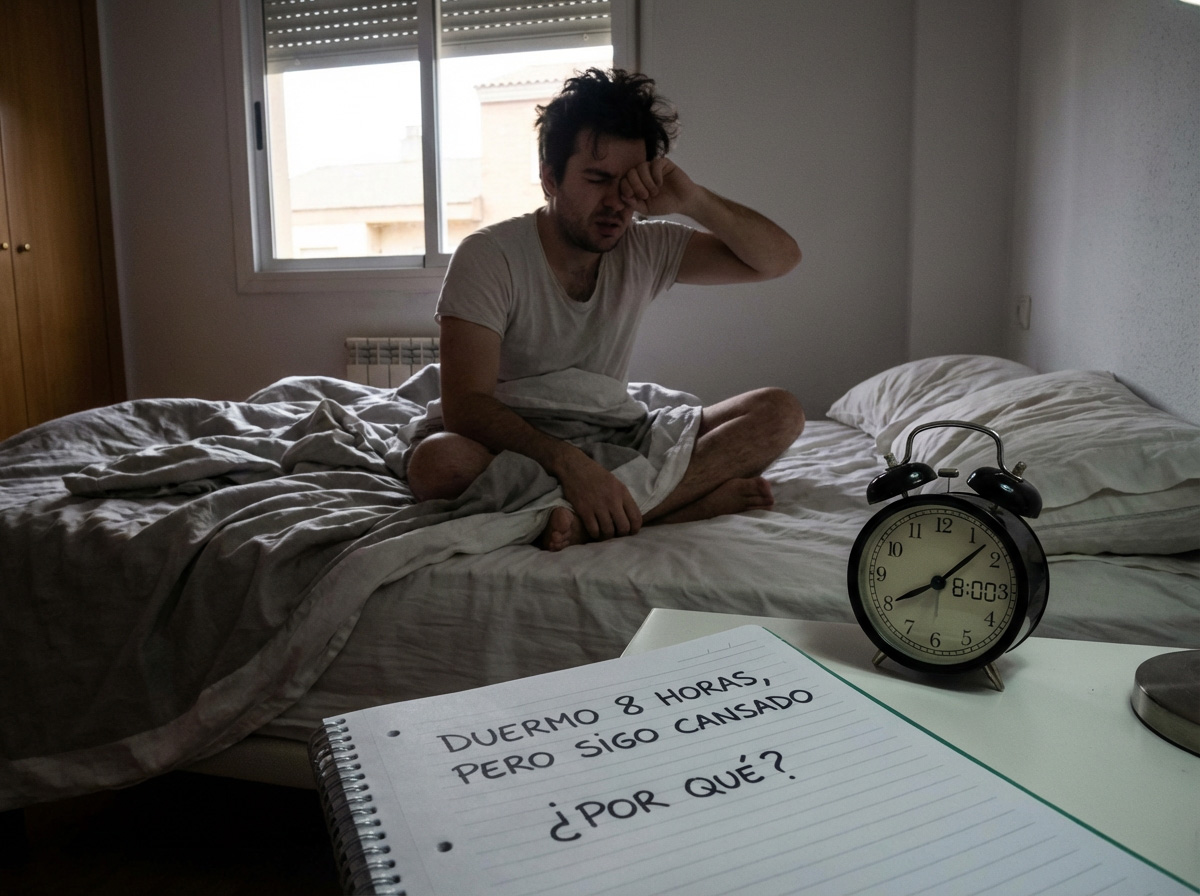 Me levanto cansado